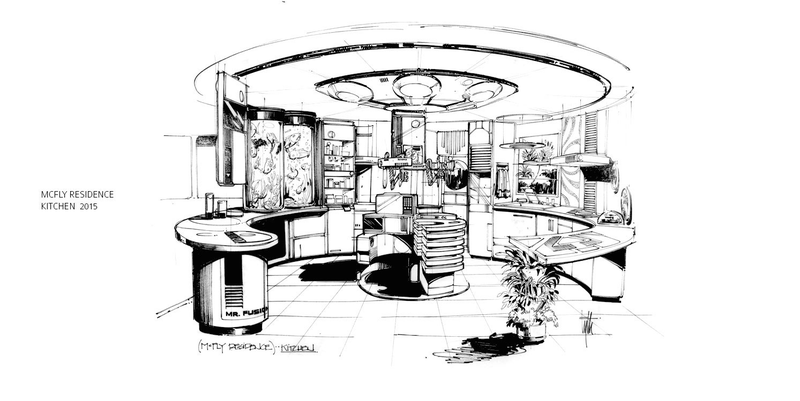 Illustration for article titled Brand New Concept Art of Back to the Future Part II's 2015 Technology